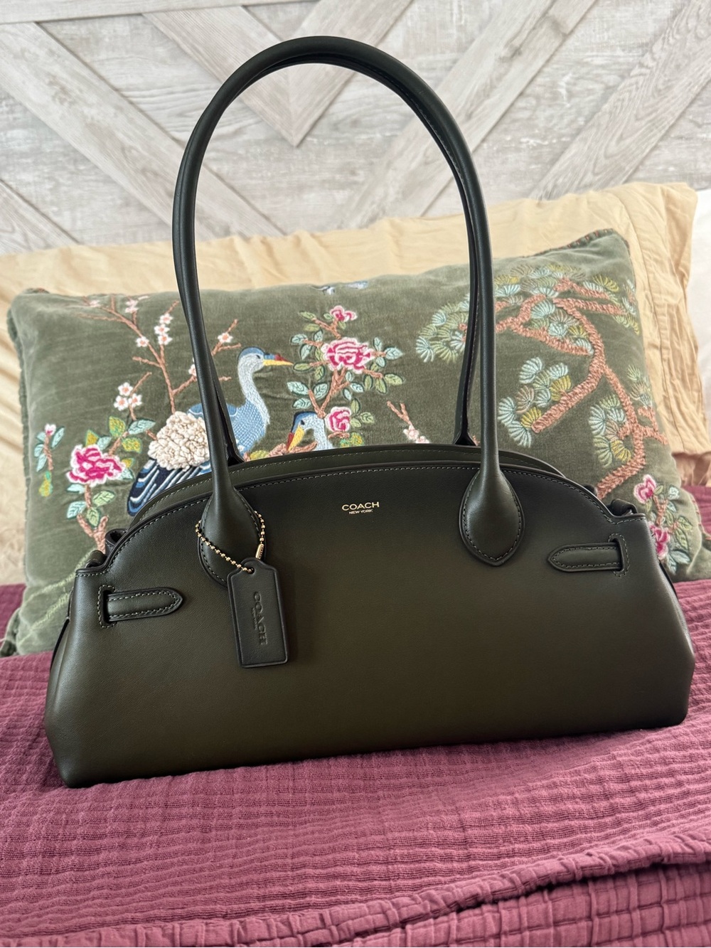 COACH Empire Carryall Bag 34 in Olive (NWT)
